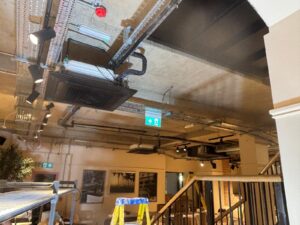 shop fit-out air conditioning